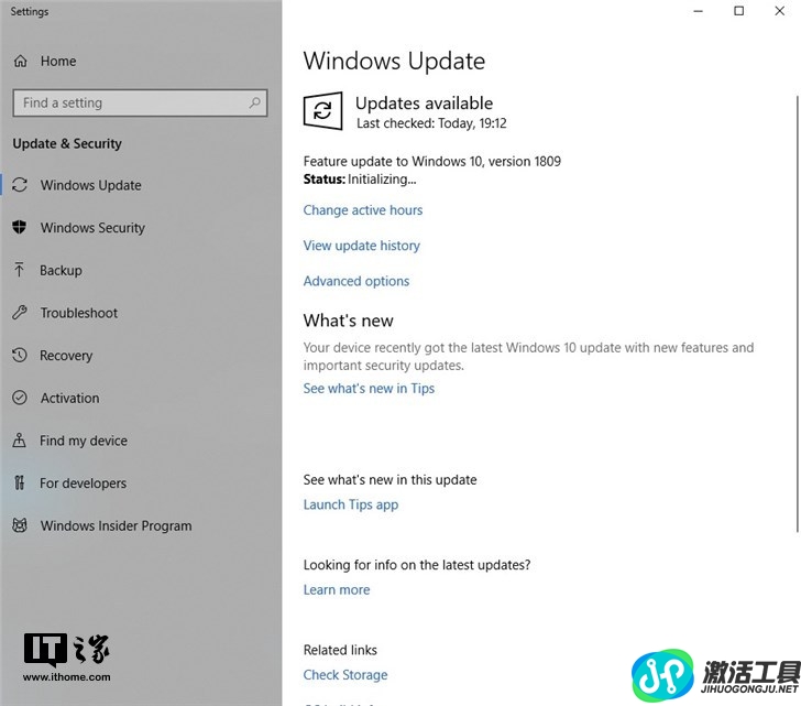 微软开始重新推送Windows 10更新十月版