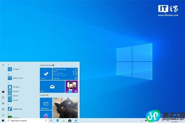 微软推送了Windows 10 19H1快速预览版18282系统更新：带来了全新Light主题。