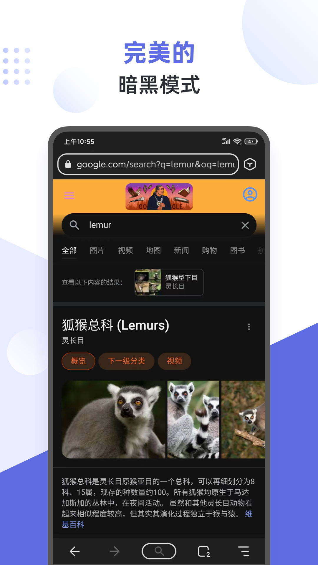 狐猴浏览器app安卓版下载-狐猴浏览器免费安装下载
